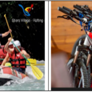 Allo Stura River Village un'Offerta Imperdibile: Rafting + E-Bike
