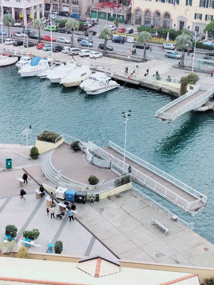 Ponte Pertini della Darsena, riaprirà da venerdì a domenica in previsione dell'arrivo dei crocieristi