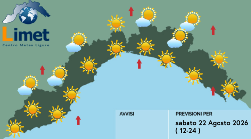 Meteo, al mattino nuvolosità sparsa sui versanti padani e sul settore centro-orientale della regione