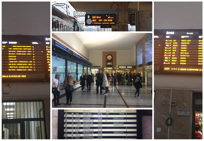 Gravi disagi per i pendolari nella tratta tra Ventimiglia e Genova