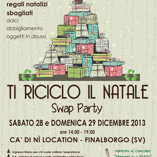 Finale Ligure, oggi e domani swap party "Ti Riciclo il Natale"