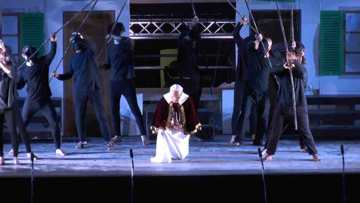 Savona, il maltempo cancella la replica dello spettacolo al Priamar di stasera, 16 settembre Savona, il maltempo cancella la replica dello spettacolo al Priamar di stasera, 16 settembre