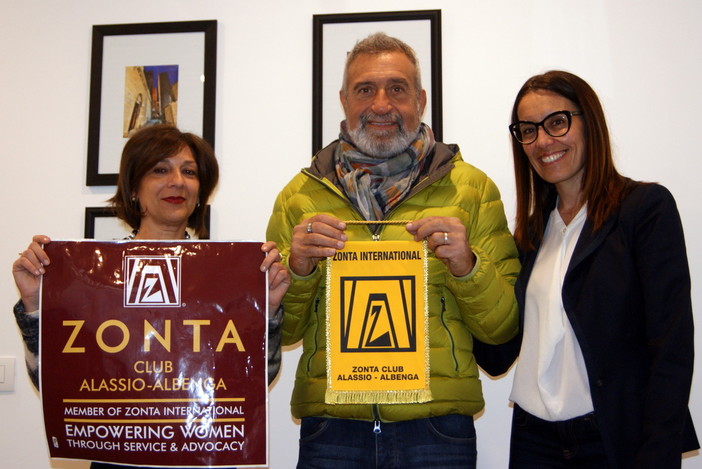Lo Zonta Club Alassio-Albenga al fianco di Sergio Giusto, pronto a ripercorrere il sentiero di San Martino