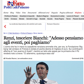 Berruti "ex sindaco di Savona" già sgomita per entrar nella fondazione di Matteuccio Gori