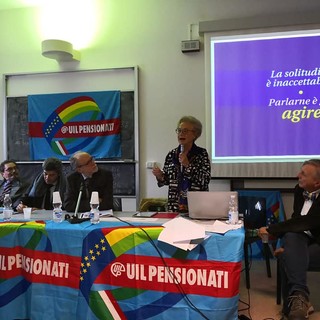 Nella foto Valeria Maione, economista, in un momento del congresso