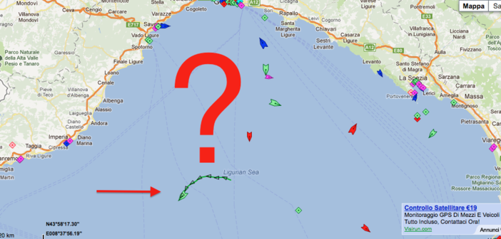 Che fa la "nave del petcoke" partita da Savona quasi ferma in mezzo al santuario dei cetacei? Che fa la "nave del petcoke" partita da Savona quasi ferma in mezzo al santuario dei cetacei?