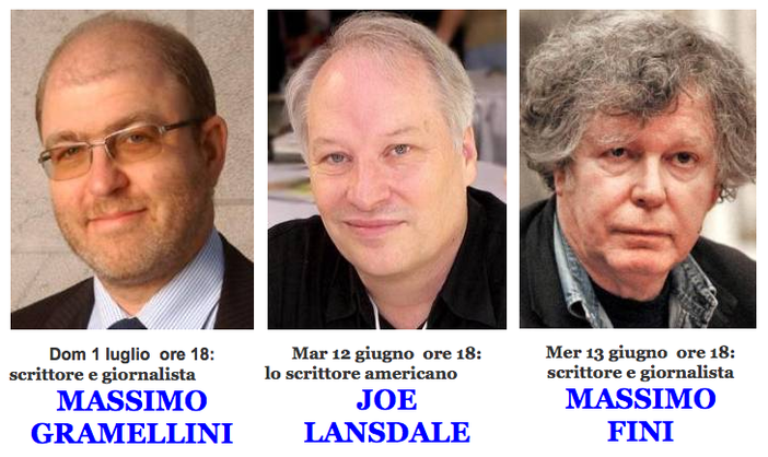 Gramellini, Lansdale, Massimo Fini, Wu Ming 2: grandi nomi nel calendario eventi Ubik di giugno Gramellini, Lansdale, Massimo Fini, Wu Ming 2: grandi nomi nel calendario eventi Ubik di giugno