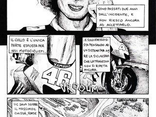 Il vincitore fumetto su "Sic" Simoncelli Il vincitore fumetto su "Sic" Simoncelli