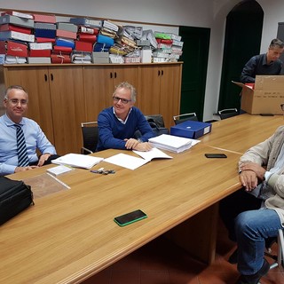 Albenga, gestione del servizio idrico integrato: passaggio di consegne tra Ponente Acque e SCA, ieri la firma ufficiale