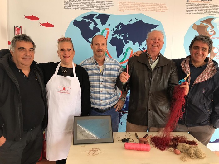 La Compagnia di San Pietro di Finalmarina conquista il pubblico di Slow Fish (FOTOgallery)