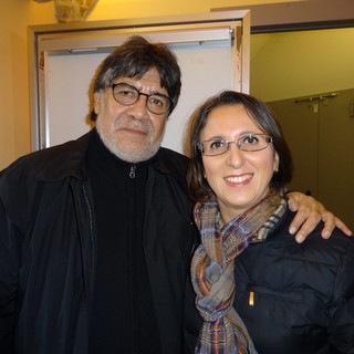 In foto Silvia Gullino con il compianto Luis Sepúlveda