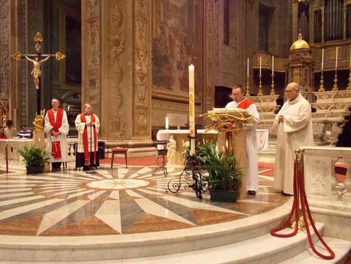 A Savona la Veglia di Pentecoste col vescovo Marino organizzata dal Servizio per la Pastorale Giovanile