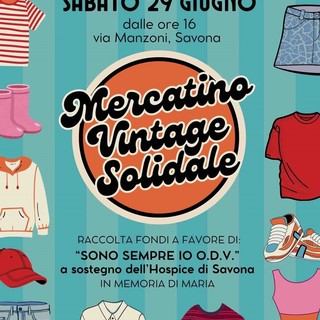 A Savona il "Mercatino vintage solidale" per l'associazione Sono Sempre Io