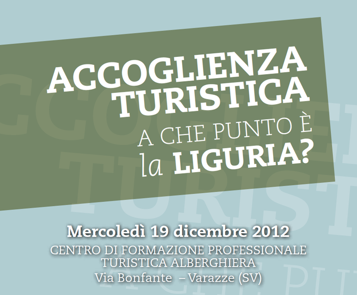 Evviva evviva: al traguardo il progetto “Welcome you are in Liguria” Evviva evviva: al traguardo il progetto “Welcome you are in Liguria”