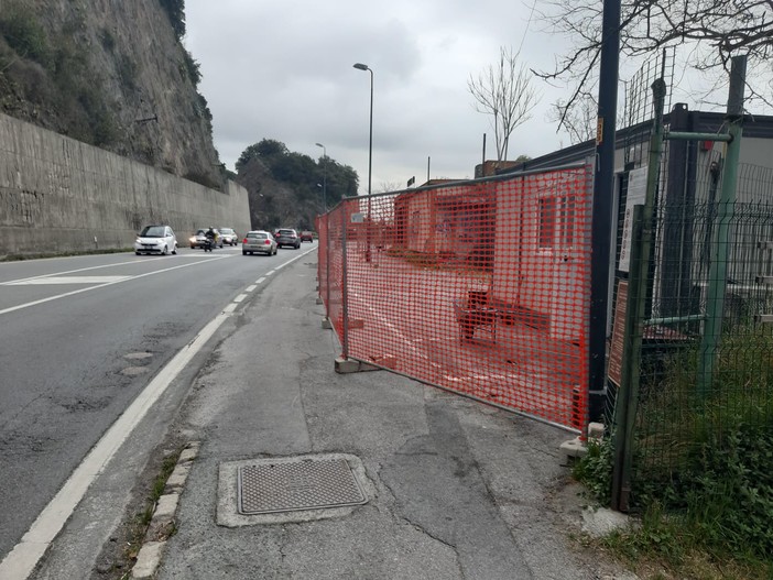 Savona, lavori nella galleria Valloria: via al cantiere nella zona dell’ex Lady Moon