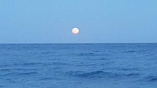 Spettacolo nel cielo di Pietra Ligure con la "Luna Fragola" (FOTO)