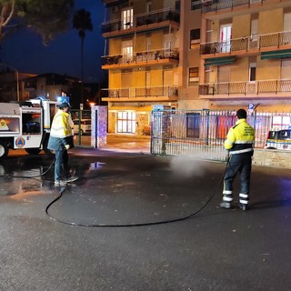 Andora: avviato il nuovo calendario per le sanificazioni di luoghi pubblici