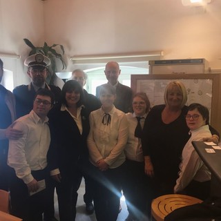 Sonia Viale visita il "social bar" di Alassio