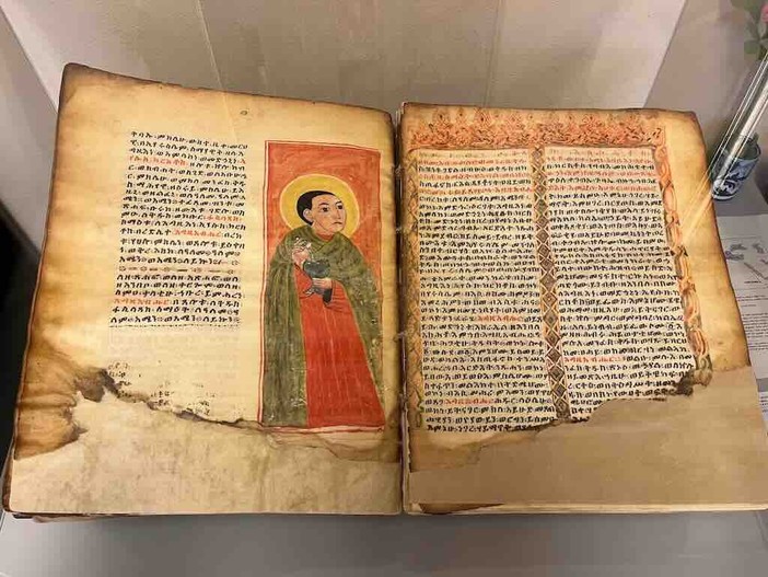 Savona, in mostra fino al 17 ottobre il codice etiope "Atti dei Martiri" Savona, in mostra fino al 17 ottobre il codice etiope "Atti dei Martiri"