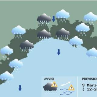 Meteo, giornata grigia sulla Liguria. In serata previste piogge di forte intensità, specialmente sul settore centrale