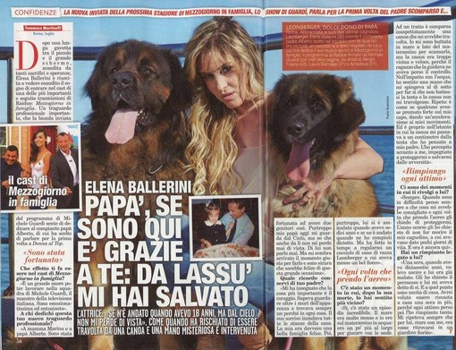 La loanese Elena Ballerini protagonista sul settimanale TOP