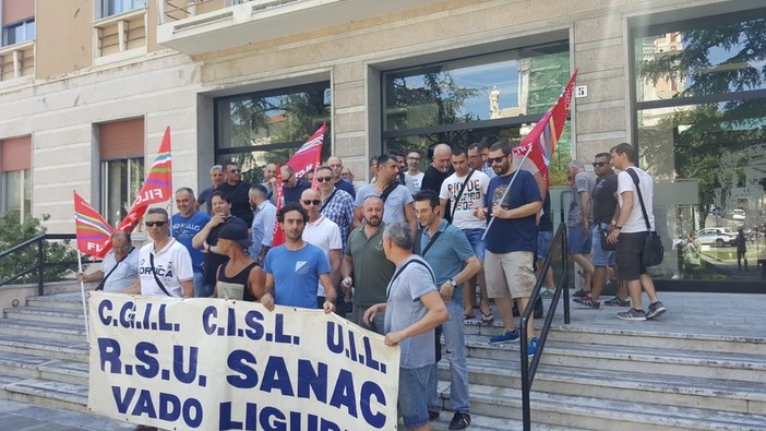Sanac di Vado Ligure: proclamate per il 1° ottobre quattro ore di sciopero Sanac di Vado Ligure: proclamate per il 1° ottobre quattro ore di sciopero