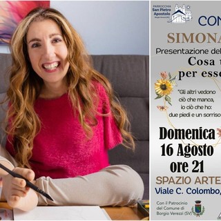 “Cosa ti manca per essere felice?”: Simona Atzori arriva a Borgio Verezzi