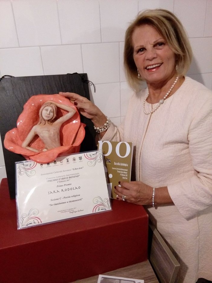Albissola, primo premio a Sara Rodolao al 'Concorso Internazionale Enrico Bonino' Albissola, primo premio a Sara Rodolao al 'Concorso Internazionale Enrico Bonino'