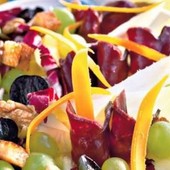Salade des vendanges aux deux raisins