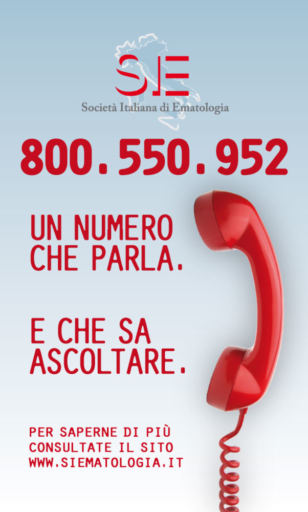 Numero verde gratuito sulle malattie del sangue