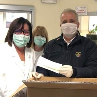 Coronavirus, dal Comune di Pontinvrea mille mascherine monouso per il reparto ematologia del San Paolo