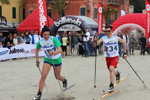 "Sci di fondo on the beach", una giornata solidale a Laigueglia