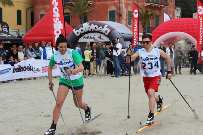 "Sci di fondo on the beach", una giornata solidale a Laigueglia