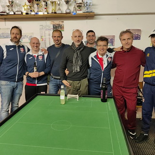 Subbuteo: prima tappa del torneo regionale disputata a Sanremo, Calonico vince in finale su Alessi (Foto)
