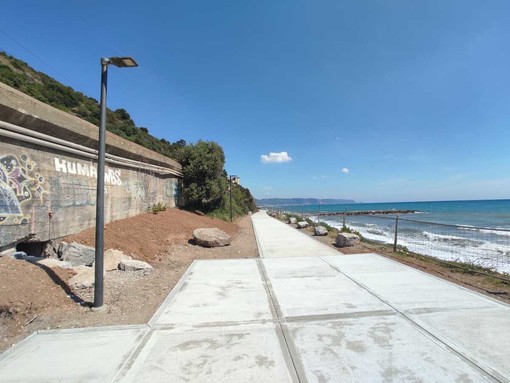 Ceriale, chiusa temporaneamente la passerella verso Borghetto per completare i lavori