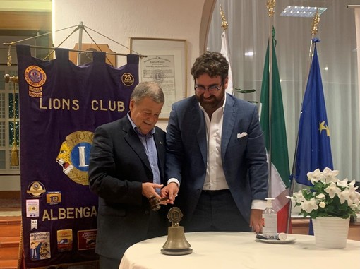Lions Club Albenga Host: dopo due anni sotto la guida di Dario Zunino, la presidenza passa a Vittorio Varalli