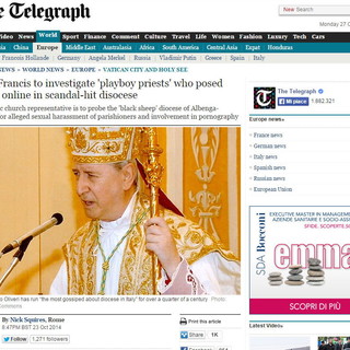 Presunto commissariamento della Diocesi Albenga-Imperia: anche il 'The Telegraph' scrive sul caso del Vescovo Oliveri