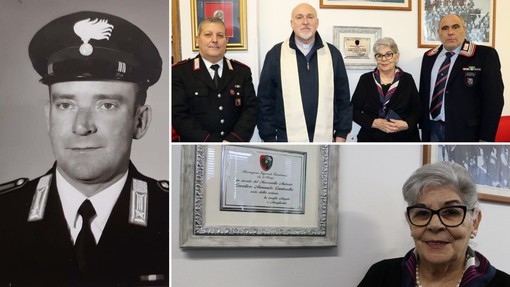 Associazione Nazionale Carabinieri sezione di Albenga, una targa per ricordare il maresciallo Armando Cantarella