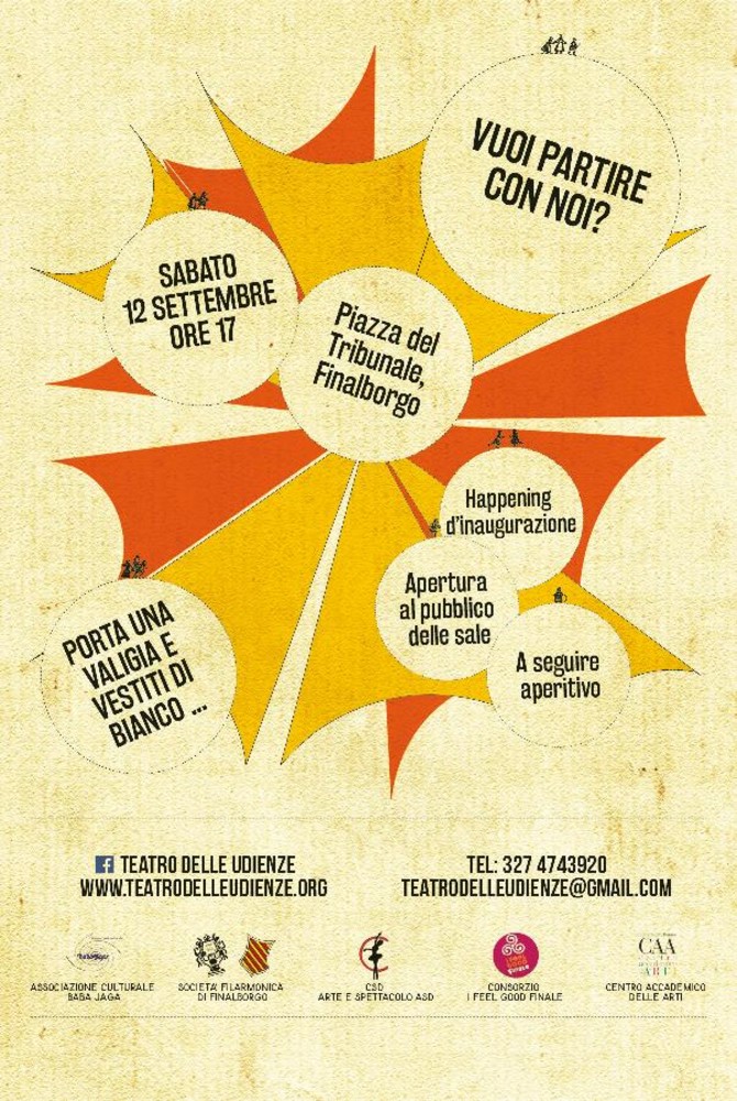 Finalborgo: si apre il sipario sul "Teatro delle Udienze" Finalborgo: si apre il sipario sul "Teatro delle Udienze"