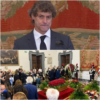 Funerali di Piero Angela, l'ultimo saluto del figlio Alberto: "Negli ultimi giorni mi ha insegnato a non aver paura della morte"