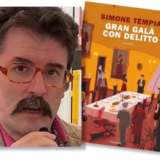 Savona, Simone Tempia alla Ubik con il suo esordio nella narrativa: “Gran galà con delitto”