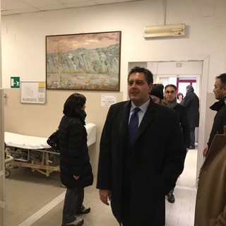 Toti in visita all'ospedale di Cairo: "Sarà tra le prime strutture a godere del potenziamento" (FOTO e VIDEO)