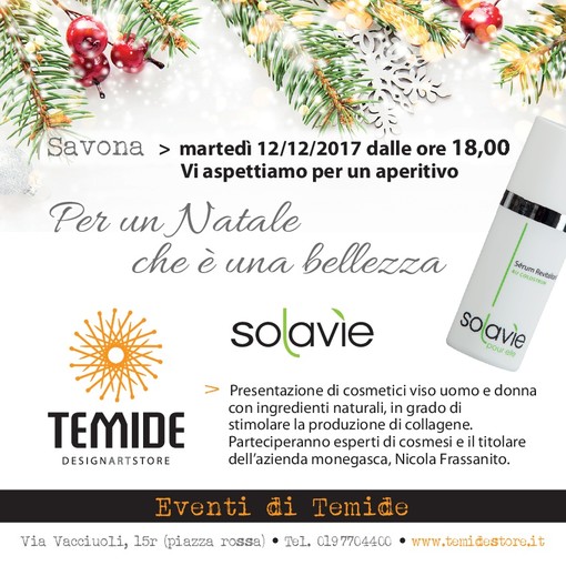 Savona, aperitivo con presentazione di cosmetici al Temide DesignArtStore Savona, aperitivo con presentazione di cosmetici al Temide DesignArtStore