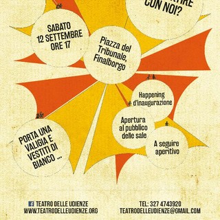 Finalborgo: si apre il sipario sul "Teatro delle Udienze"