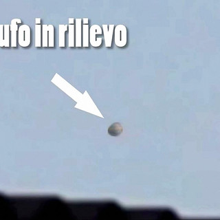 Primo piano del presunto Ufo