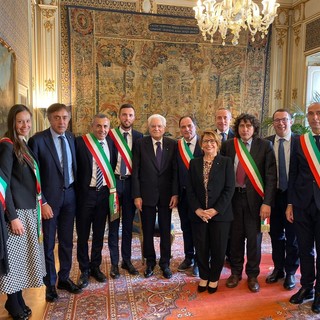 Poste Italiane, il presidente Uncem e una delegazione di sindaci incontrano Mattarella