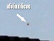 Primo piano del presunto Ufo Primo piano del presunto Ufo