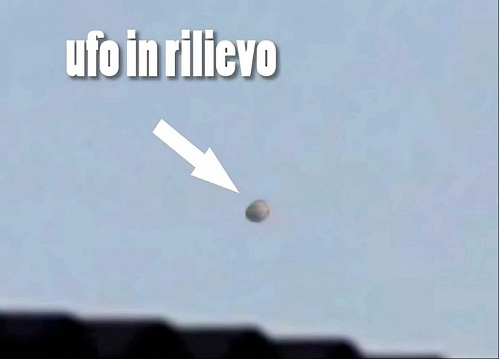 Primo piano del presunto Ufo