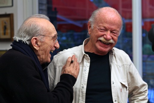 Albenga, terzo appuntamento "Ottobre ... De Andrè": Gino Paoli incontra Don Gallo Albenga, terzo appuntamento "Ottobre ... De Andrè": Gino Paoli incontra Don Gallo