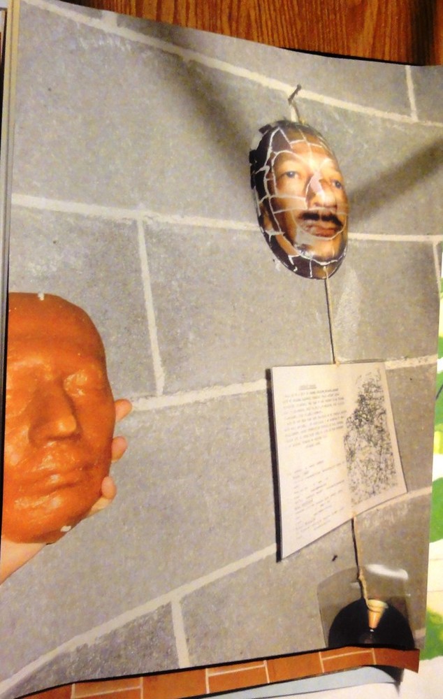 Cairo Montenotte, arrivate dal Belgio le maschere di cera dell'artista Jacqueline Ross